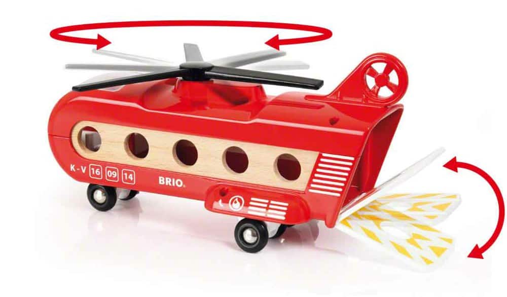 Brio Bahn - Eisenbahn Transporthubschrauber     - Brio