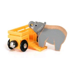 Brio Bahn - Elefant and Wagon - Brio