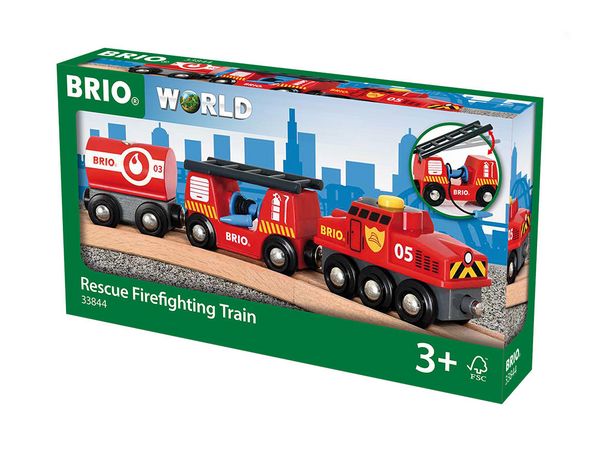 Brio Bahn - Feuerwehr - Löschzug - Brio