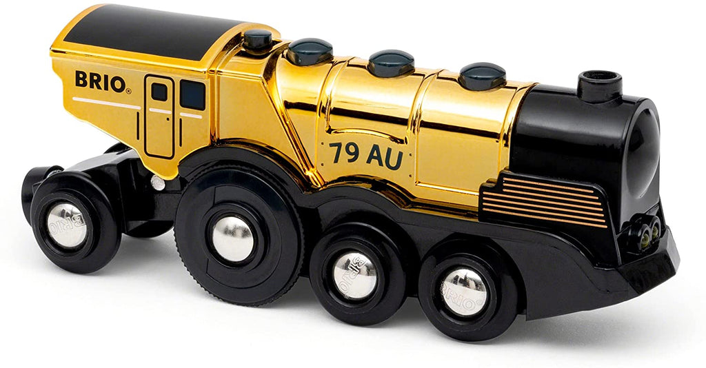 Brio Bahn - goldene Batterielok - Brio