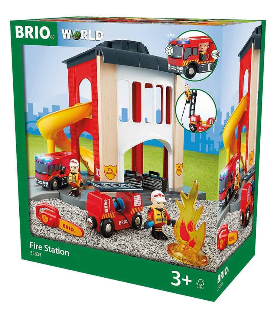 Brio Bahn - Großes Feuerwehr Station - Brio