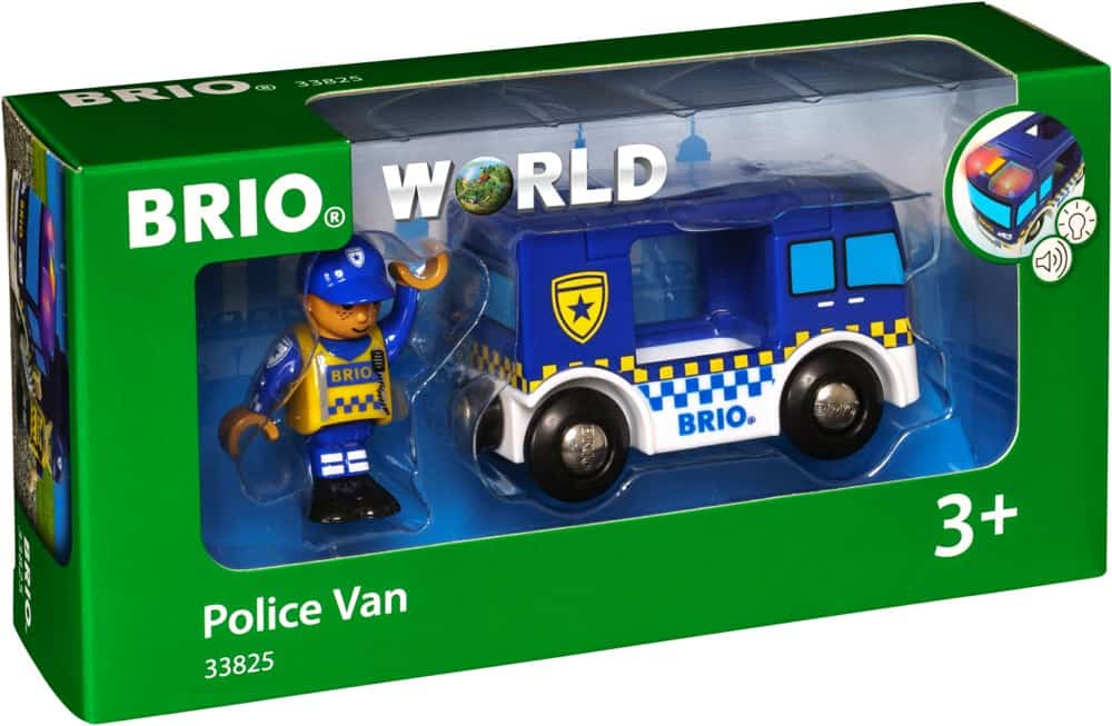 Brio Bahn - Polizeiwagen mit Licht und Sound - Brio