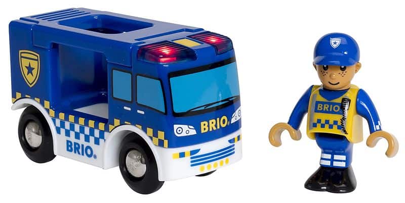 Brio Bahn - Polizeiwagen mit Licht und Sound - Brio