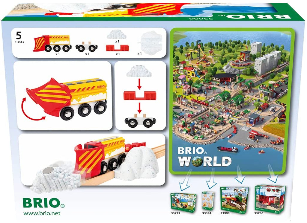 Brio Bahn - Schnee - Räumzug - Brio