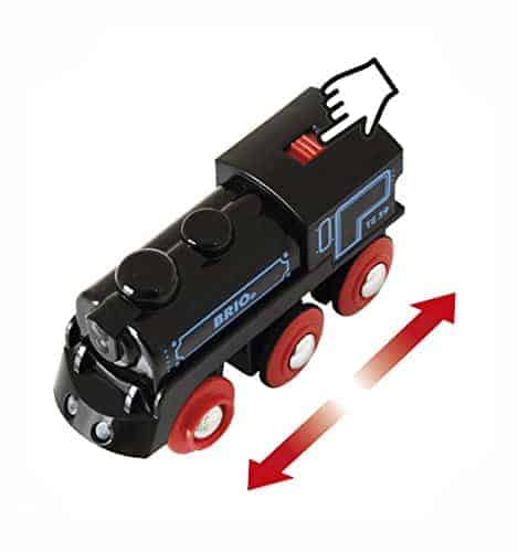 Brio Bahn - Schwarze Akku Lok mit Mini USB - Brio