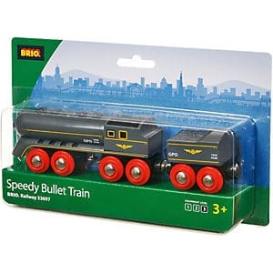 Brio Bahn - Schwarzer Kugelblitz mit Kohletender Speedy Bullet - Brio