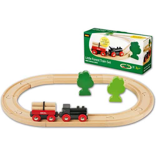 Brio Bahn - Starterset mit Holzschiebelok    - Brio