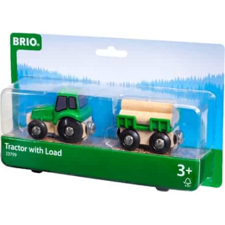 Brio Bahn - Traktor mit Holzanhänger - Brio