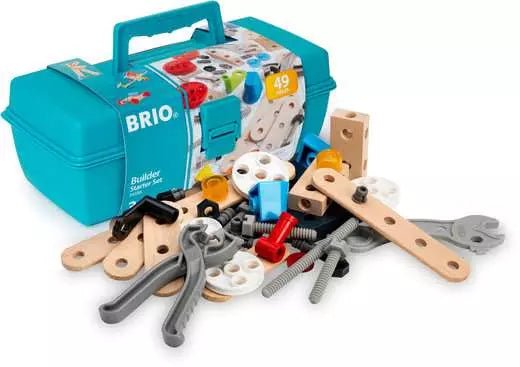brio aufbewahrung BRIO Builder Box 49tlg. – Kreatives Bau-Set ab 3 Jahren
