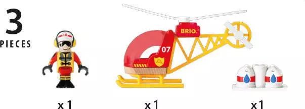 BRIO Feuerwehr - Hubschrauber - Brio