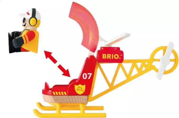 BRIO Feuerwehr - Hubschrauber - Brio