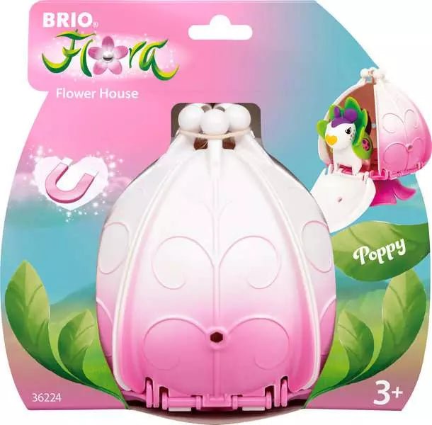 BRIO Poppy Rosa Blumenhaus für fantasievolle Mädchen ab 3