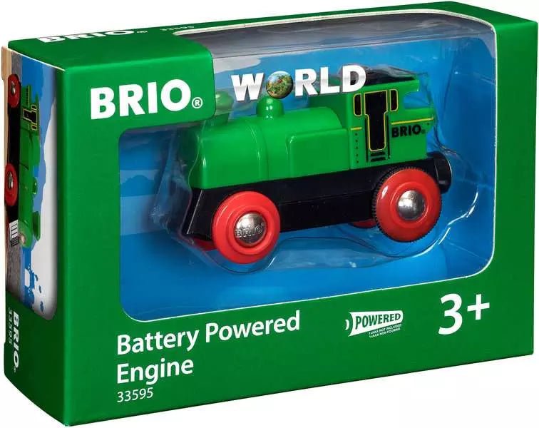 BRIO Speedy Green Batterielok mit Licht und Rückwärtsgang, grün