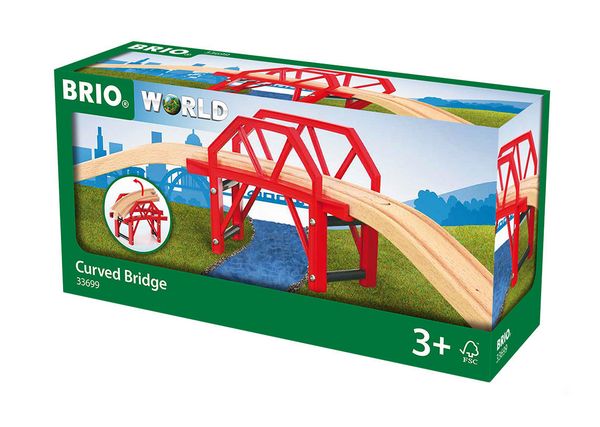 BRIO World Bahnbrücke mit Auffahrten - Brio