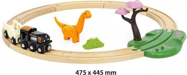 BRIO World Dinosaurier Bahn Set - Brio