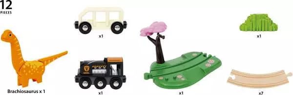 BRIO World Dinosaurier Bahn Set - Brio