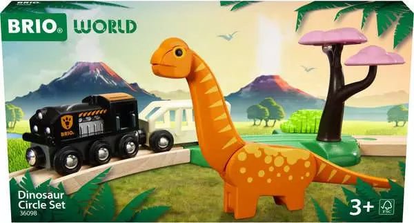 BRIO World Dinosaurier Bahn Set - Brio