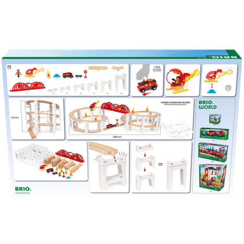 Spielset mit Spiralen und Fahrzeugen für BRIO Fans ab 3 Jahren
