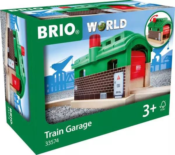 BRIO Lokschuppen mit Rolltor – Tunnel & Abstellplatz ab 3 Jahren