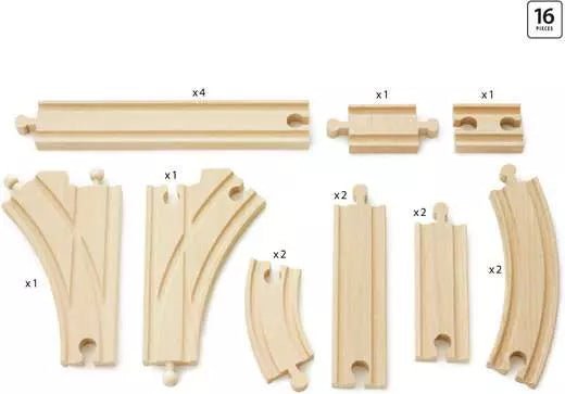 BRIO World Mittleres Schienensortiment - Brio