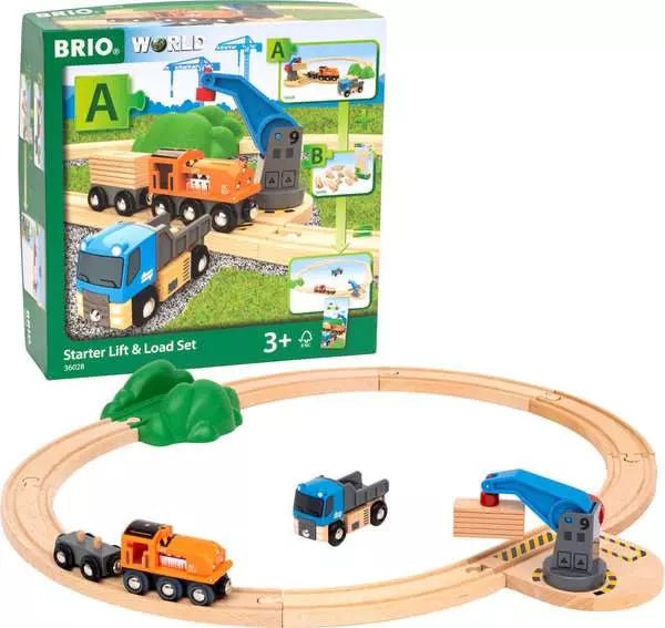 BRIO World Starterset Güterzug mit Kran A - Brio