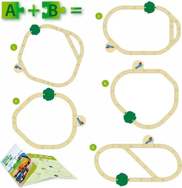 BRIO World Starterset Güterzug mit Kran A - Brio