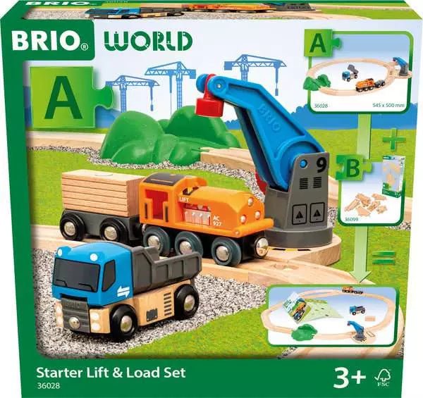 BRIO World Starterset Güterzug mit Kran A - Brio