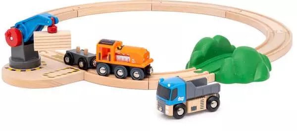 BRIO World Starterset Güterzug mit Kran A - Brio