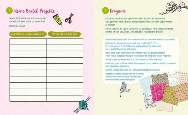 Mädchen Kreativbuch mit Deko und Partyideen zum Selbermachen
