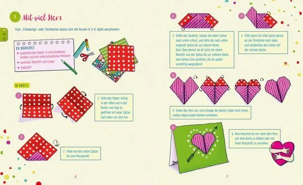 Mädchenbuch mit Upcycling Tipps und Bastelvorlagen ab 10 Jahren
