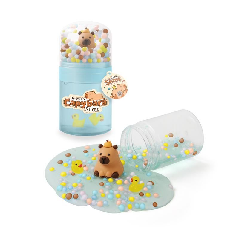 Slime Kreativset mit Tierfigur Mini Enten Perlen