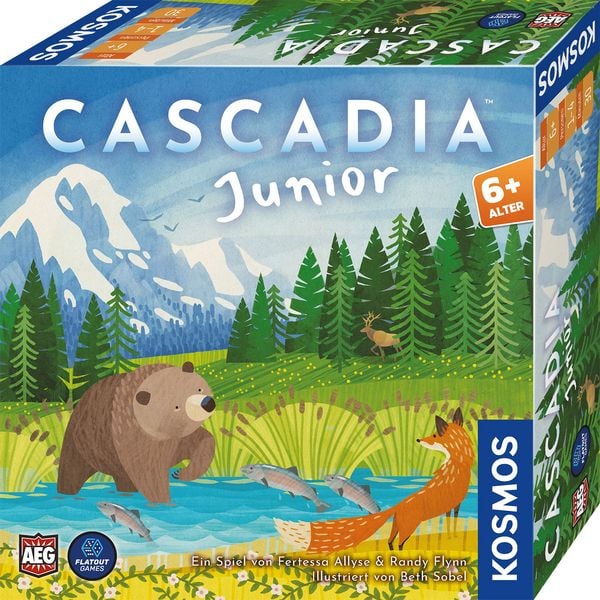 cascadia junior kinderspiel mit tieren und landschaften