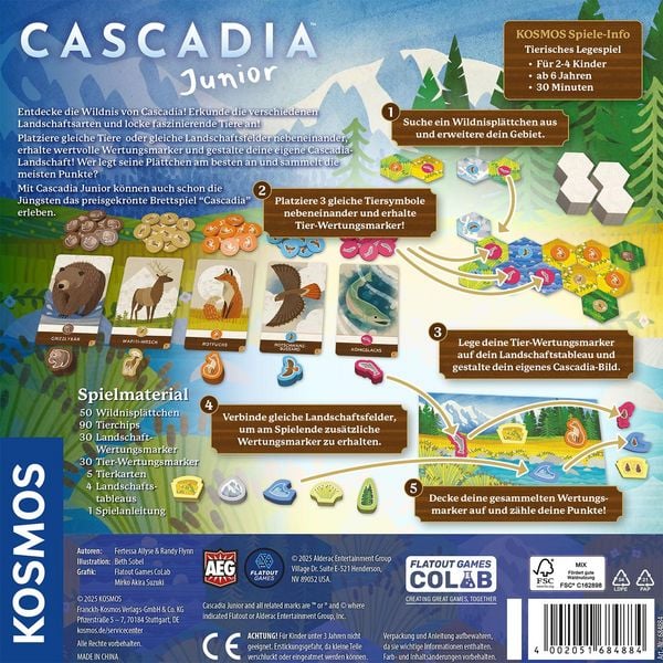 kosmos kinderspiel tiere sammeln und landschaft gestalten