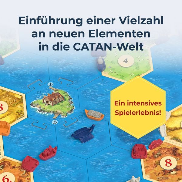 CATAN Erweiterung für Basisspiel – Komponenten
