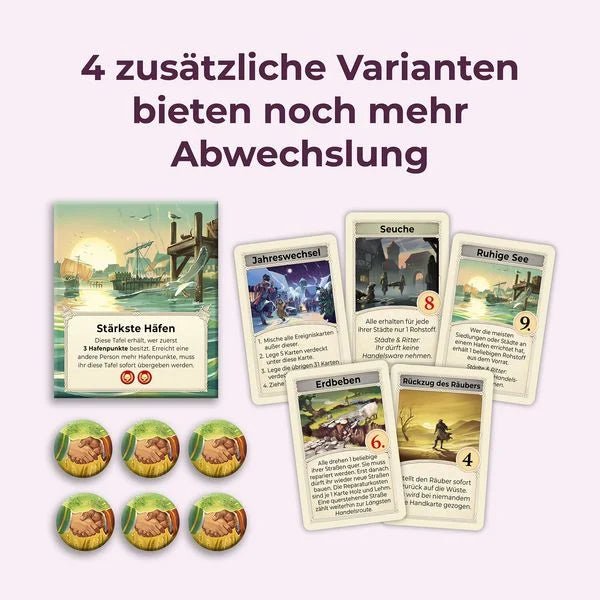 Fischgründe und Handelschips – CATAN Erweiterung
