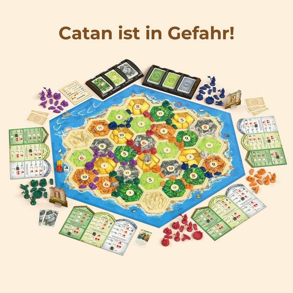 CATAN Erweiterung für große Gruppen – Boxinhalt
