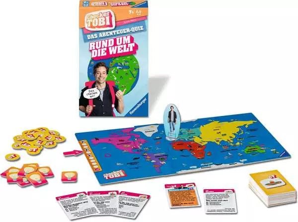 Checker Tobi, Rund um die Welt - Spiel ab 7 Jahren - Ravensburger