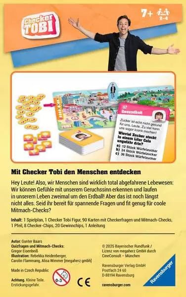 Checker Tobi, Rund um uns Menschen - Spiel ab 7 Jahren - Ravensburger