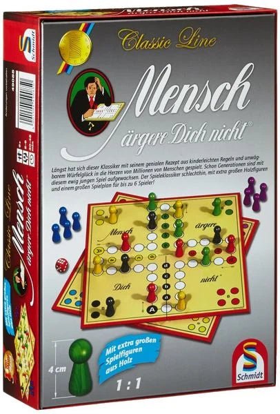 Classic Line - Mensch ärgere dich nicht, mit großen Figuren - Schmidt Spiele