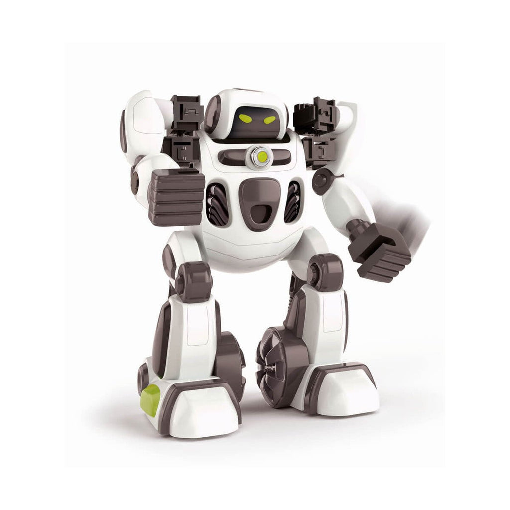 KI-Roboter Airo von Clementoni mit Bausatzteilen
