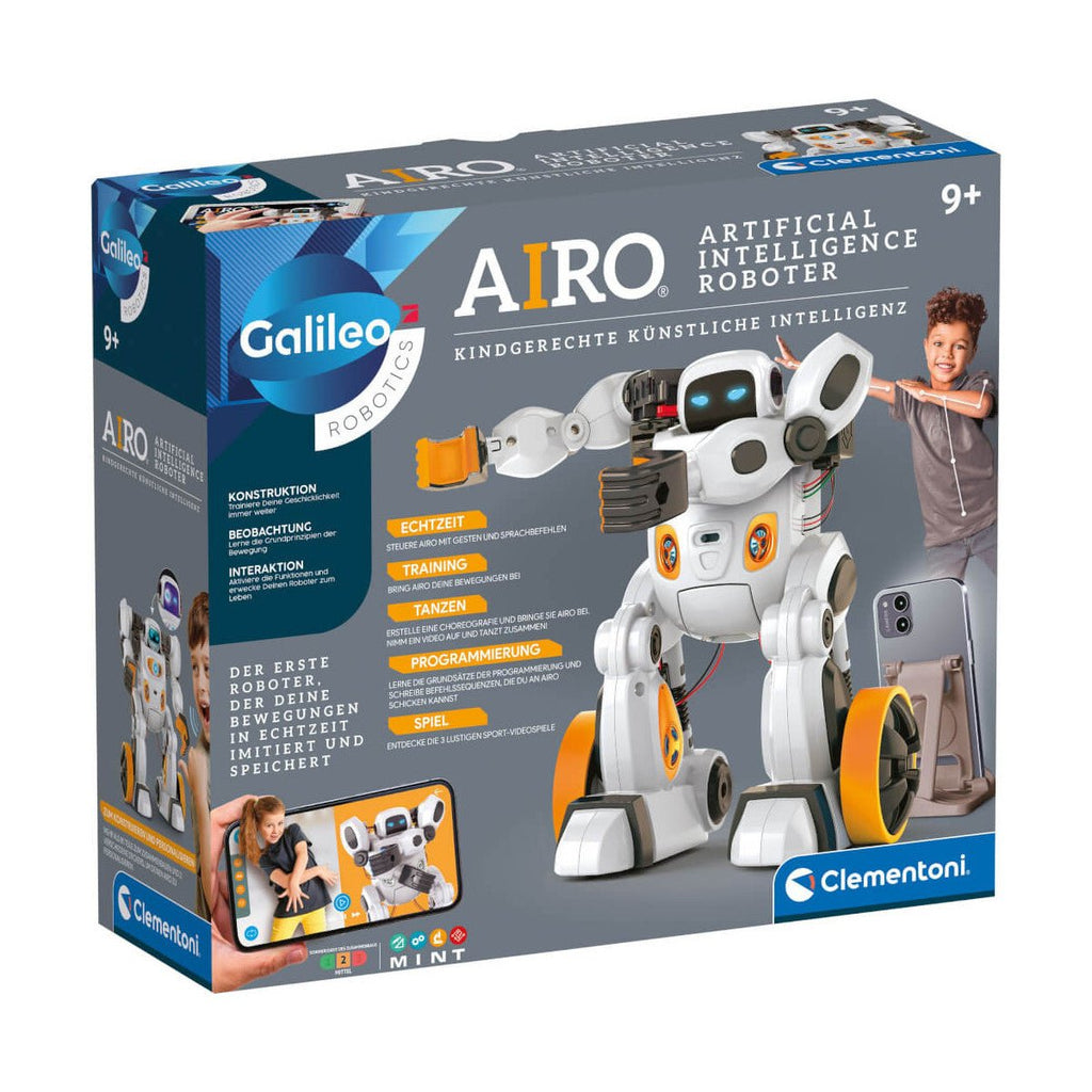 Airo RoboMaker Roboter mit sechs Motoren auf weißem Hintergrund
