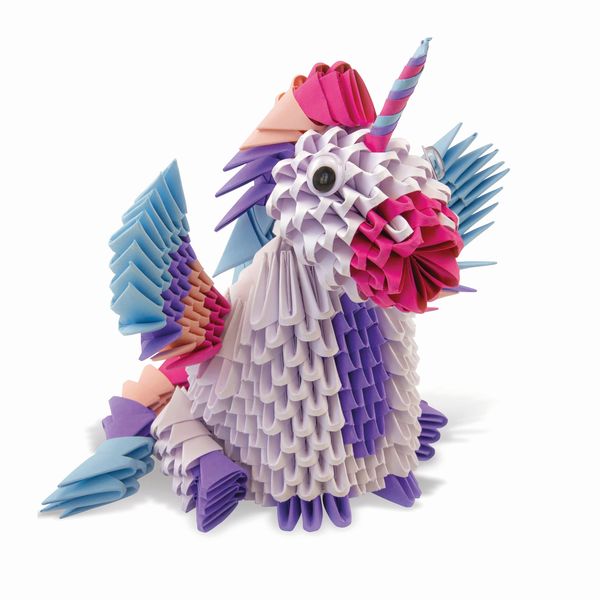 Creagami - Origami 3D Einhorn, 576 Teile - Carletto / Creagami