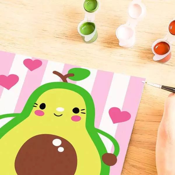 Kinder Malset Avocado CreArt Malen nach Zahlen Ravensburger
