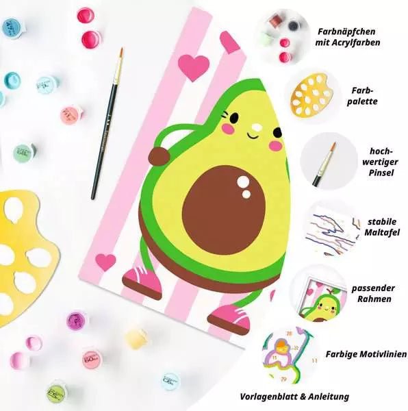 CreArt Malset Avocado Kinder 7 Jahre Ravensburger
