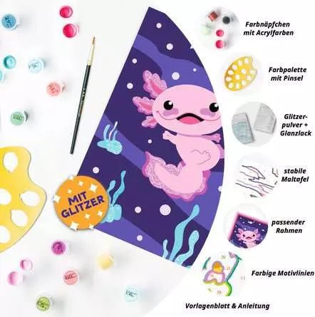 CreArt Axolotl - Malen nach ZahlenMalen nach ZahlenRavensburgerRATZEKATZ SPIELZEUGLAND