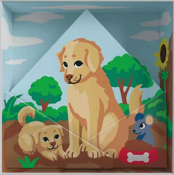Ravensburger CreArt Hunde Malen nach Zahlen ab 7 Jahren

