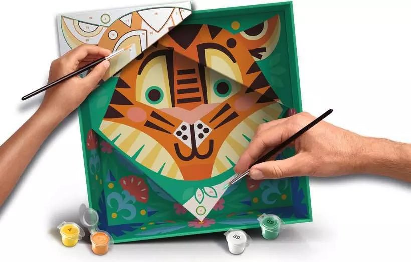 Malen nach Zahlen Tigermotiv ab 7 Ravensburger
