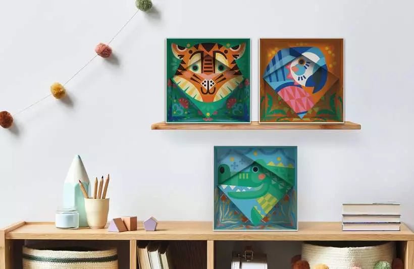 Geschenkidee Malen nach Zahlen Kinder 7 Jahre Tiger
