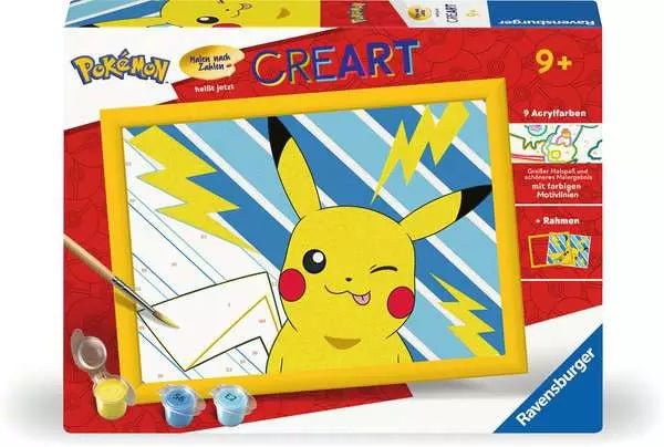 CreArt Freches Pikachu - Malen nach Zahlen - Ravensburger