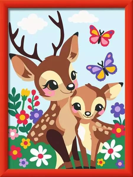 Ravensburger Malset Fröhliche Hirsche Acrylfarben ab 9
